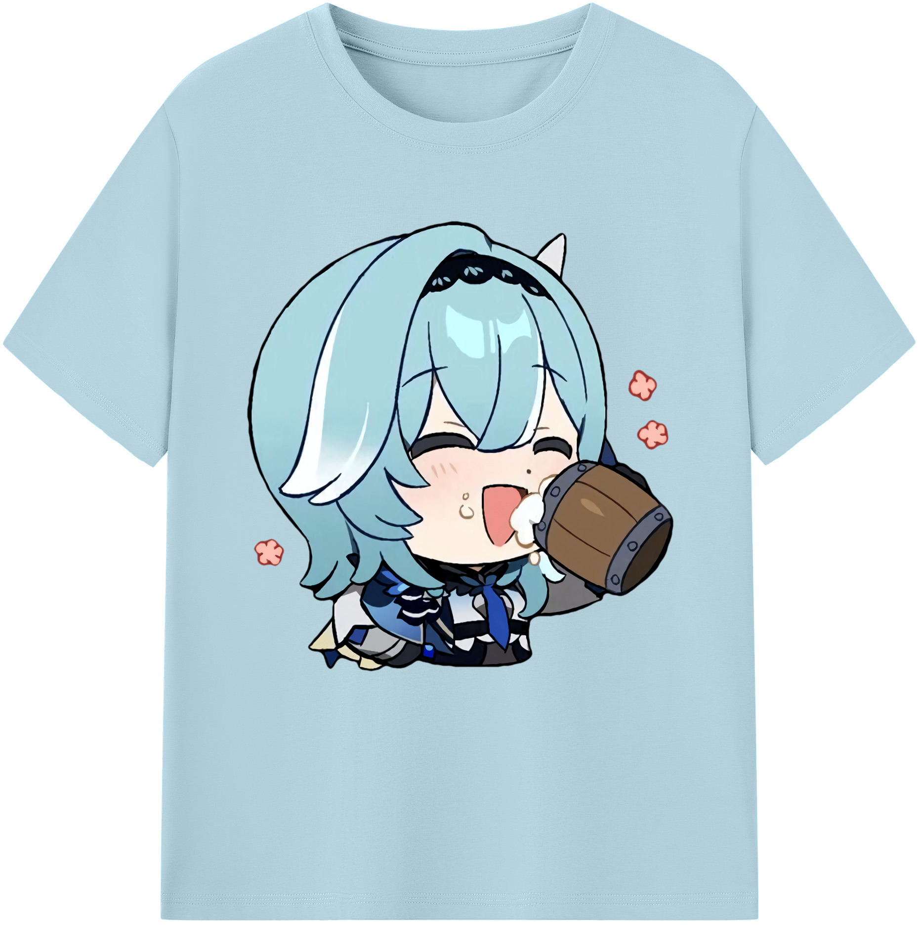 げんし神 优菈 ゆうら genshin Yūra 綿100％半袖Tシャツ（フロントプリント）